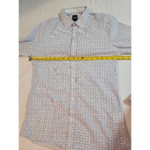 Men Brice lightweight button down casual shirt button cuffs size S slim - Picture 7 of 12